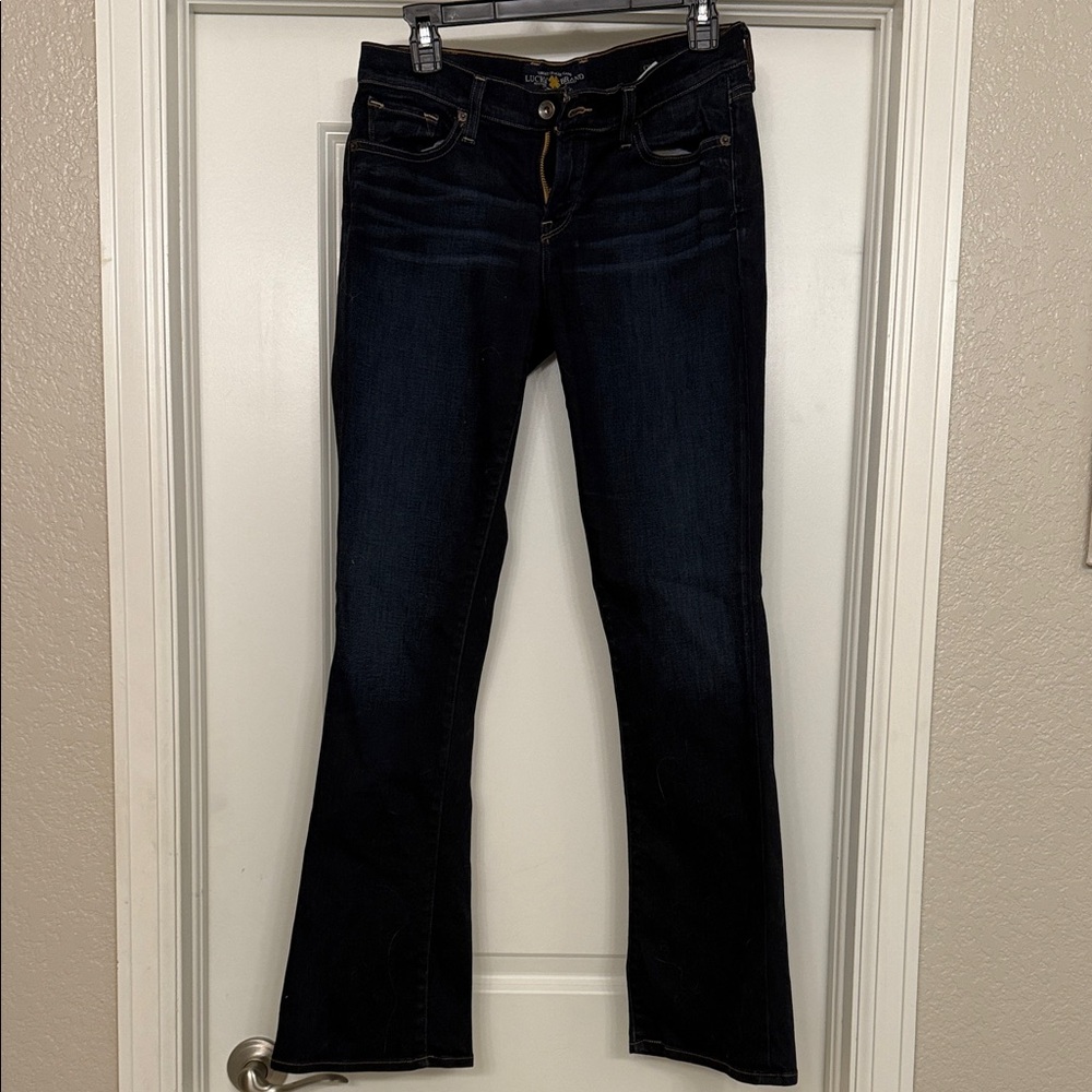 Lucky Brand Women's Dark Blue Boot Cut Jeans.